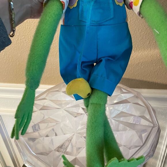 1993 Kermit The Frog Spring Duckie 18 inch Plush Frog - Picture 11 of 16